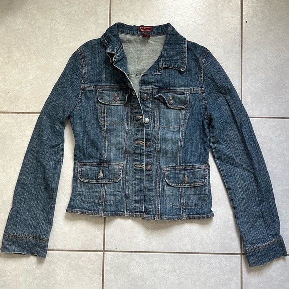 Wax Jean Jackets & Blazers - Wax Jean Dark Blue Denim Jacket